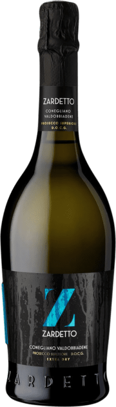 Free Shipping | White sparkling Zardetto Spumante Extra Dry Extra Dry D.O.C.G. Prosecco di Conegliano-Valdobbiadene Friuli-Venezia Giulia Italy Glera 75 cl