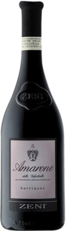 Бесплатная доставка | Красное вино Zeni Barrique D.O.C.G. Amarone della Valpolicella Venecia Италия Corvina, Rondinella, Corvinone 75 cl