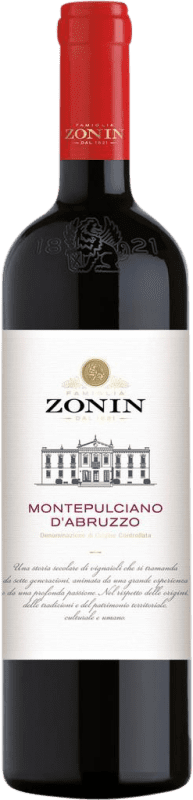 11,95 € Бесплатная доставка | Красное вино Zonin Классический D.O.C. Montepulciano d'Abruzzo