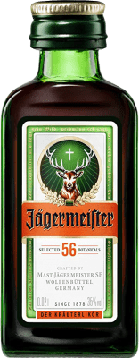 Herbal liqueur 10 units box Mast Jägermeister Minimeister Shot Helado Especial Miniature Bottle 2 cl