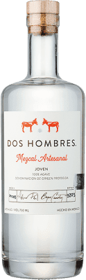 Mezcal ‎Dos Hombres. Artesanal 若い 70 cl