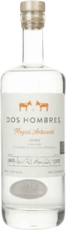 Envoi gratuit | Mezcal ‎Dos Hombres. Artesanal Jeune Mexique 70 cl