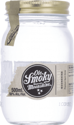 免费送货 | 威士忌混合 Ole Smoky Tennessee Moonshine Original 美国 瓶子 Medium 50 cl