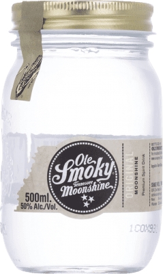 免费送货 | 调和威士忌 Ole Smoky 原创, Moonshine — 月光酒 田纳西 美国 中号罐装 50 cl