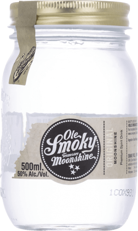 送料無料 | ウイスキーブレンド Ole Smoky Tennessee Moonshine Original アメリカ ボトル Medium 50 cl