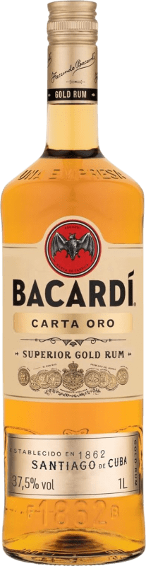 28,95 € | Rhum Bacardí Carta Oro Superior Dorado Royaume-Uni 1 L