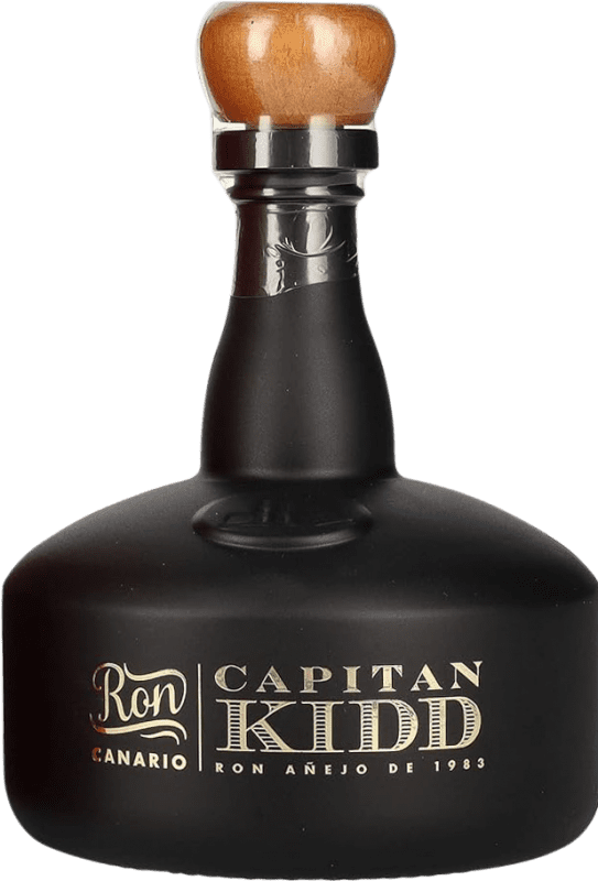 Envoi gratuit | Rhum Arehucas Capitán Kidd Iles Canaries Espagne 30 Ans 70 cl