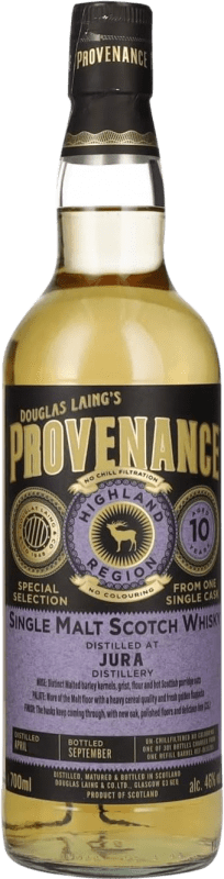 Free Shipping | Whisky Single Malt Douglas Laing's Provenance at Jura United Kingdom 10 Years 70 cl