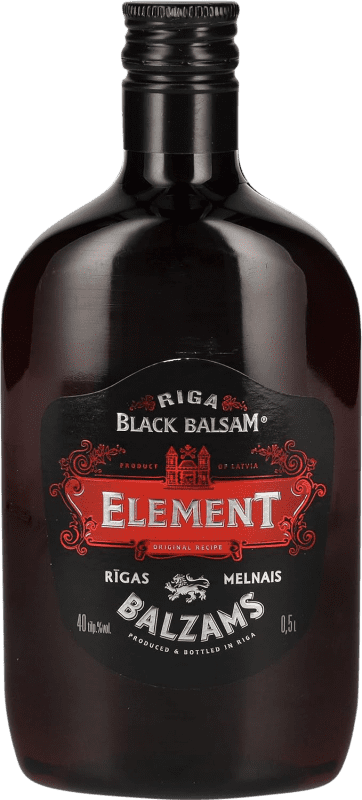 Envío gratis | Licores Riga Black Element Original Recipe PET Letonia Botella Medium 50 cl