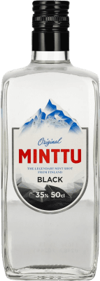 Бесплатная доставка | Ликеры Minttu Black Mint Испания бутылка Medium 50 cl