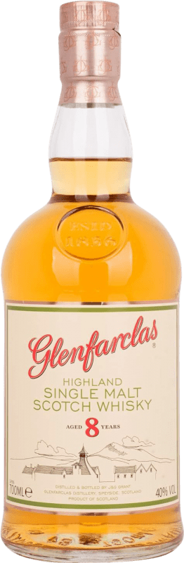 送料無料 | ウイスキーシングルモルト Glenfarclas ハイランド イギリス 8 年 70 cl