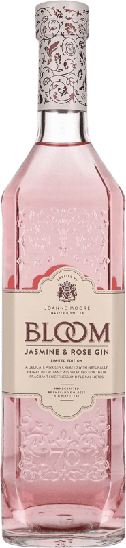 57,95 € Envío gratis | Ginebra Gin G&J Greenalls Bloom Rosé — Rosado, Edición Limitada Jasmine — Jazmín, Roses — Rosas