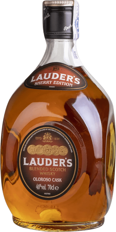 Spedizione Gratuita | Whisky Blended Lauder's. Sherry Edition Oloroso Cask Regno Unito 70 cl