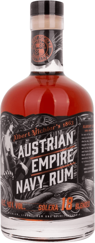 81,95 € 免费送货 | 朗姆酒 Albert Michler Solera Armada Austriaca Imperio 18 岁