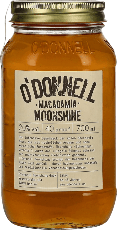送料無料 | リキュール O'Donnell Moonshine ドイツ スペシャル瓶 70 cl Macadamia — マカダミアナッツ