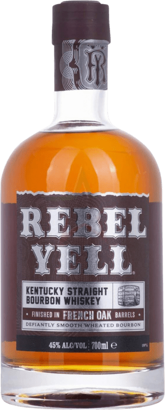 Free Shipping | Whisky Bourbon Rebel French Oak Finish United States 70 cl