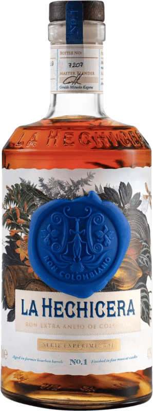 Free Shipping | Rum La Hechicera Serie Experimental Nº 1 Extra Añejo Colombia 70 cl