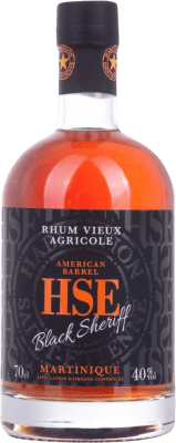 Rhum HSE Habitation Vieux American Barrel Black Sheriff 70 cl