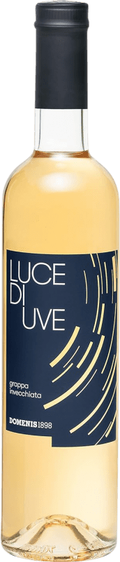 Envio grátis | Aguardente Grappa Domenis 1898 Luce di Uve Invecchiata Itália Garrafa Medium 50 cl