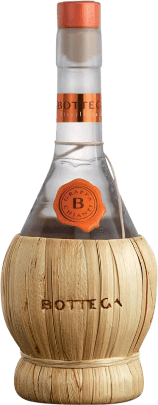 39,95 € Envio grátis | Aguardente Grappa Bottega Fiasco D.O.C.G. Chianti Garrafa Medium 50 cl