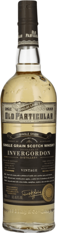 免费送货 | 威士忌单一麦芽威士忌 Douglas Laing's Old Particular at Invergordon Single Grain 英国 19 岁 70 cl