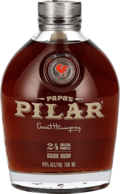 ラム Papa's Pilar Solera Profile Dark 24 年 70 cl