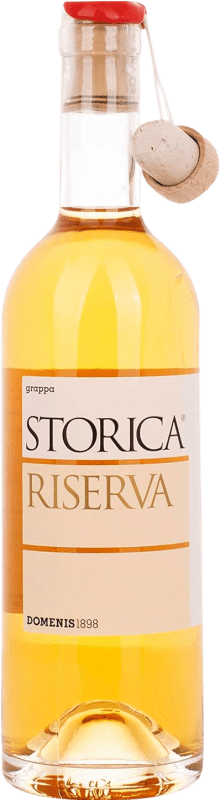 Envio grátis | Aguardente Grappa Domenis 1898 Storica Reserva Itália Garrafa Medium 50 cl