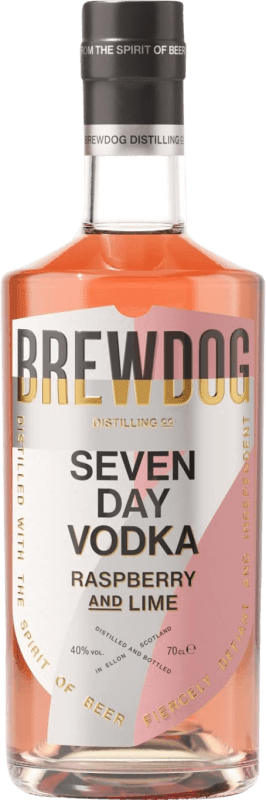 Бесплатная доставка | Водка BrewDog Seven Day Raspberry and Lime Объединенное Королевство 70 cl