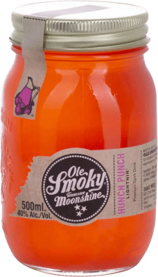 Spedizione Gratuita | Whisky Blended Ole Smoky Hunch Punch Moonshine Tennessee stati Uniti Vasetto Medium 50 cl