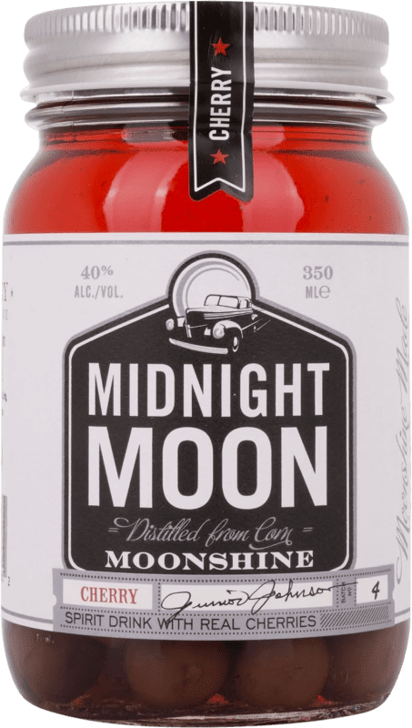 Envio grátis | Licores Midnight Moon Moonshine Estados Unidos Frasco Medium 35 cl Cherry — Cereja