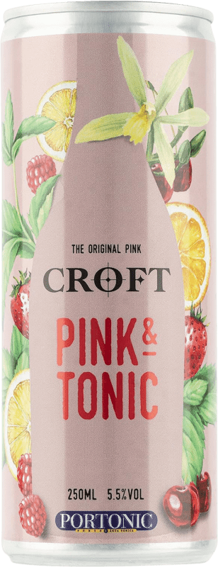 Envoi gratuit | Gin Croft Port Pink and Tonic Portugal Bouteille Spéciale 3 L