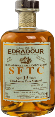 Envoi gratuit | Blended Whisky Edradour Chardonnay Cask Matured SFTC Straight From The Cask Royaume-Uni 13 Ans Bouteille Medium 50 cl