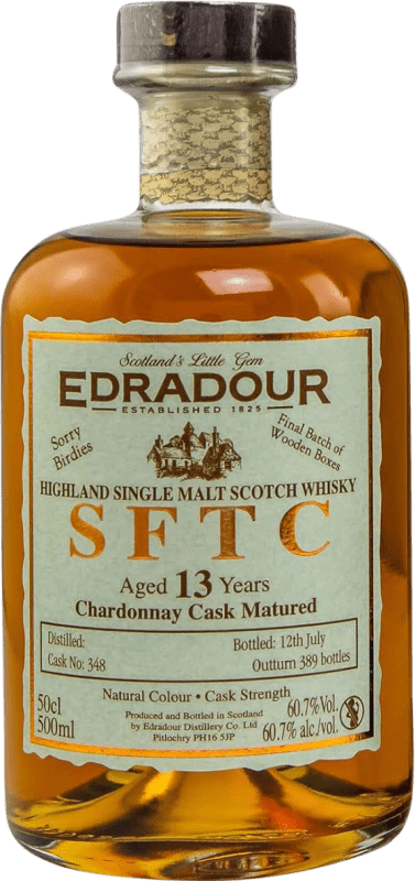 119,95 € Envío gratis | Whisky Blended Edradour Chardonnay SFTC Straight From The Cask — Directo de Barrica 13 Años Botella Medium 50 cl