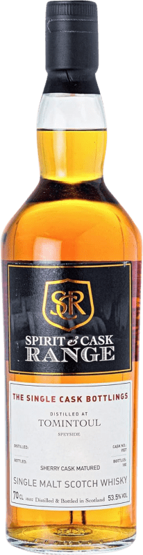 145,95 € Spedizione Gratuita | Whisky Single Malt Spirit & Cask At Tomintoul Sherry Cask Finish — Affinato in Botte, Single Cask — Botte Singolo