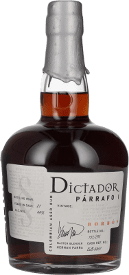 Blended Whisky Dictador Párrafo I Borbón Vintage 21 Ans 70 cl