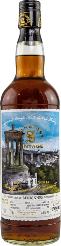 Бесплатная доставка | Односолодовый виски Signatory Vintage Monument at Benrinnes Single Cask — Одна бочка Объединенное Королевство 11 Лет 70 cl