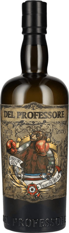 Бесплатная доставка | Джин Quaglia del Professore The Fighting Bear Италия 70 cl