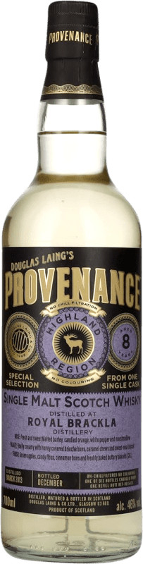 免费送货 | 威士忌单一麦芽威士忌 Douglas Laing's Provenance at Royal Brackla 英国 8 岁 70 cl