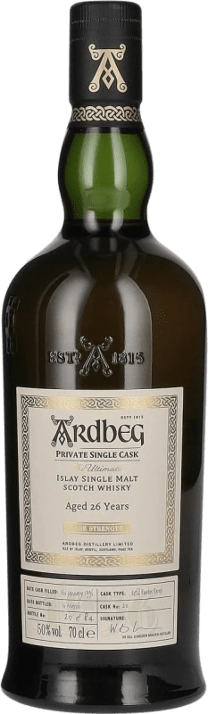 Free Shipping | Single Malt Whisky Ardbeg The Ultimate Single Cask, Private Collection United Kingdom 26 Years 70 cl