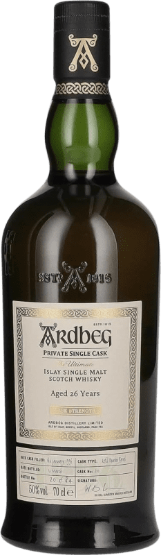 Free Shipping | Whisky Single Malt Ardbeg The Ultimate Private Single Cask United Kingdom 26 Years 70 cl