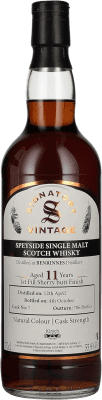 威士忌单一麦芽威士忌 Signatory Vintage Cask Strength Collection at Benrinnes 11 岁 70 cl