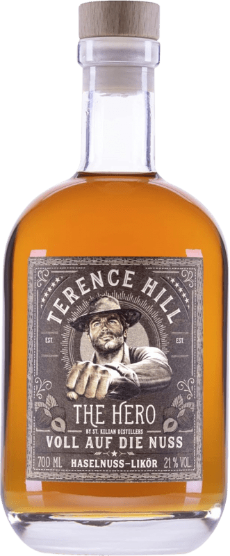 Envio grátis | Licores ‎St. Kilian Terence Hill The Hero Voll Auf Die Nuss Haselnuss Alemanha 70 cl