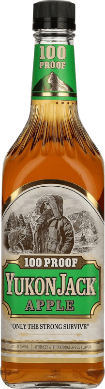 Бесплатная доставка | Виски смешанные Yukon Jack Apple Spice Канада 75 cl