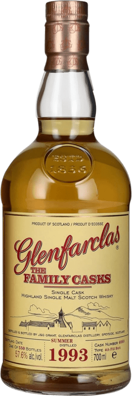 Бесплатная доставка | Односолодовый виски Glenfarclas The Family Casks Summer 4th Fill Butt Объединенное Королевство 70 cl