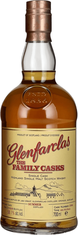 Kostenloser Versand | Whiskey Single Malt Glenfarclas The Family Casks Summer 4th Fill Butt Großbritannien 70 cl