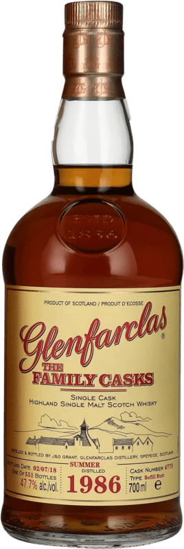 Envoi gratuit | Whisky Single Malt Glenfarclas The Family Casks Summer Refill Butt Royaume-Uni 70 cl