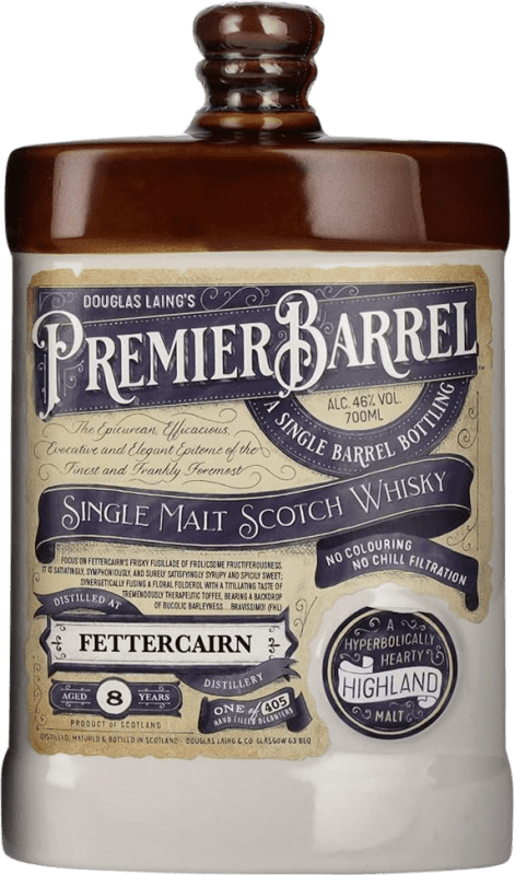 免费送货 | 威士忌单一麦芽威士忌 Douglas Laing's Premier Barrel at Fettercairn 英国 8 岁 70 cl