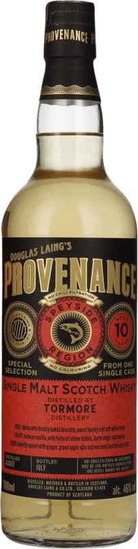 Free Shipping | Whisky Single Malt Douglas Laing's Provenance at Tormore United Kingdom 10 Years 70 cl