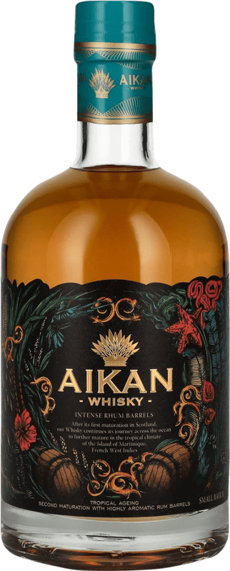 Бесплатная доставка | Виски смешанные Aikan Intense Barrels Франция 70 cl