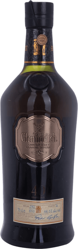 Envoi gratuit | Whisky Single Malt Glenfiddich Royaume-Uni 40 Ans 70 cl